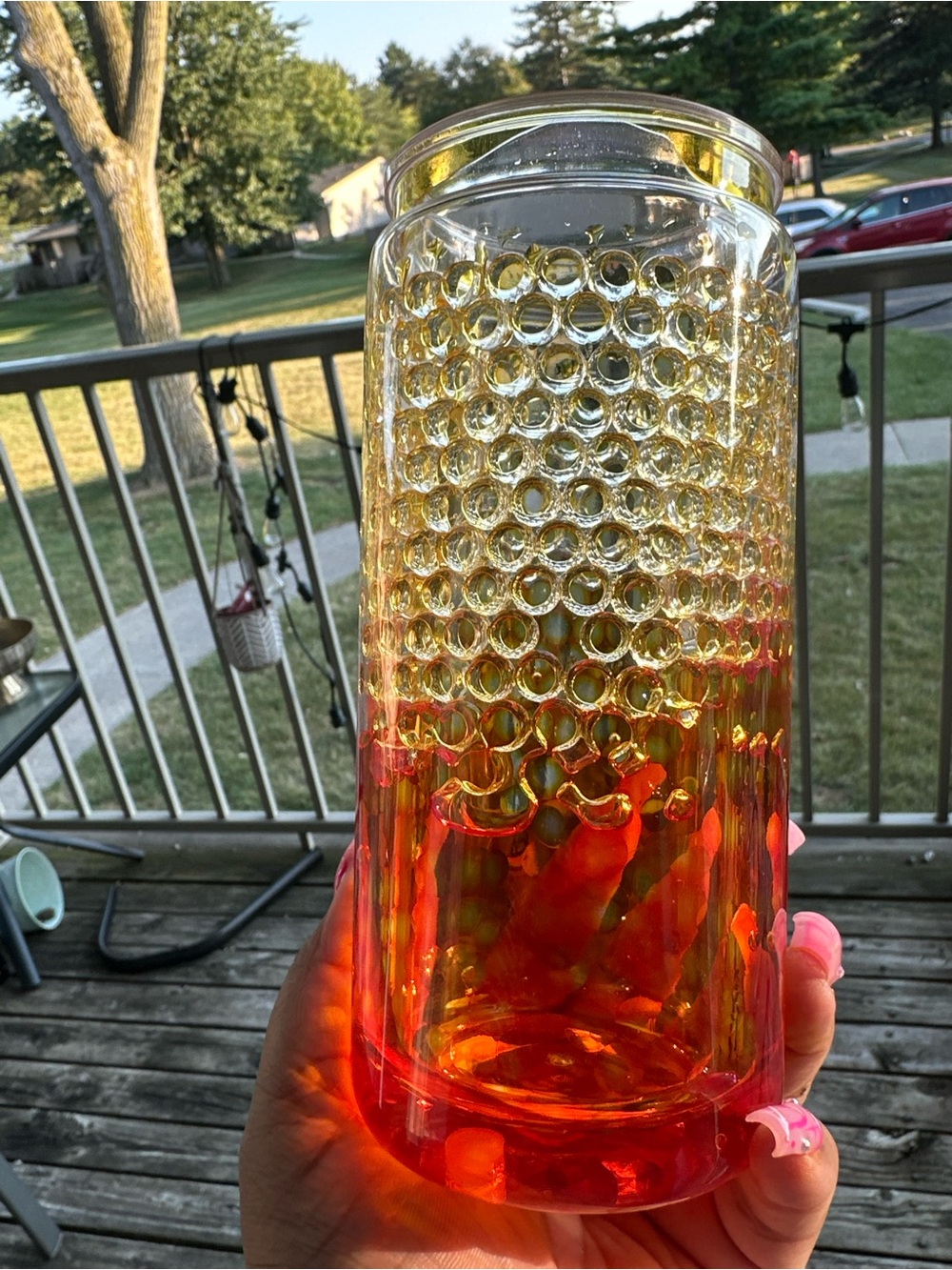 Honeycomb Tumbler (customizeable) message me